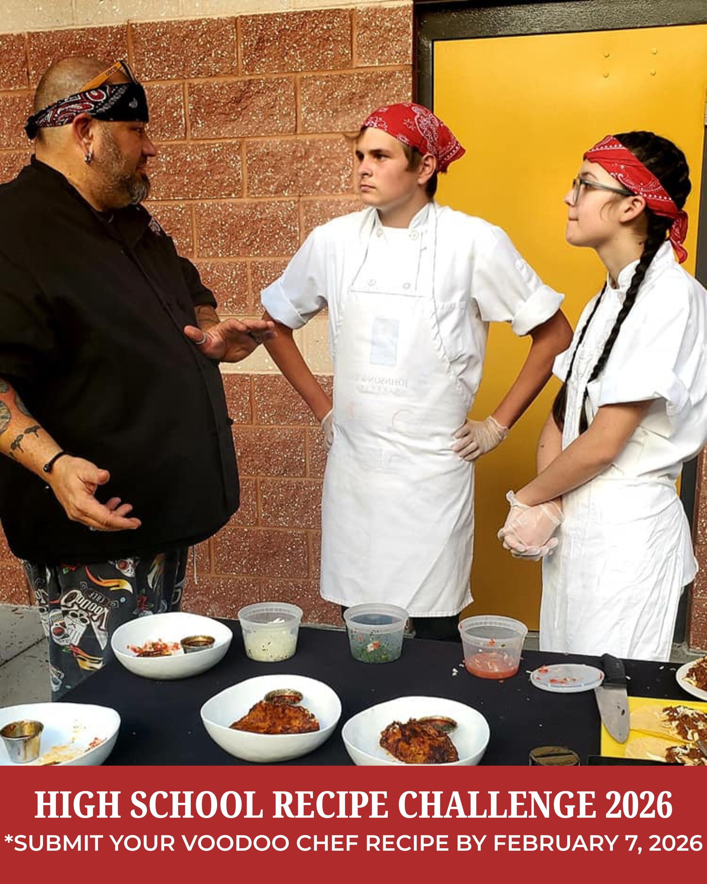 Click to show details - VooDoo Chef High School Recipe Challenge 2026 VooDoo Chef High School Recipe Challenge 2026 Event Details