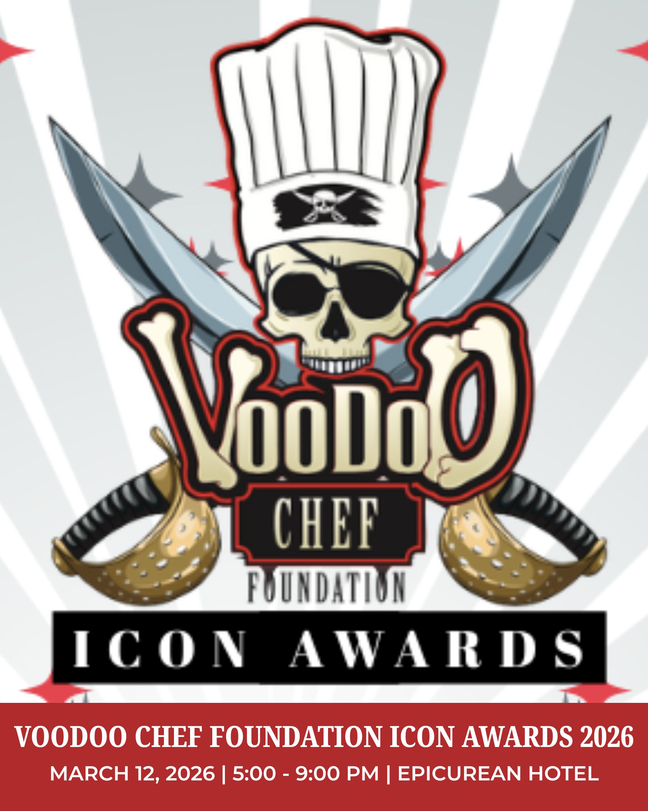 Click to show details - VooDoo Chef Foundation Icon Awards VooDoo Chef Foundation Icon Awards 2026 Event Details