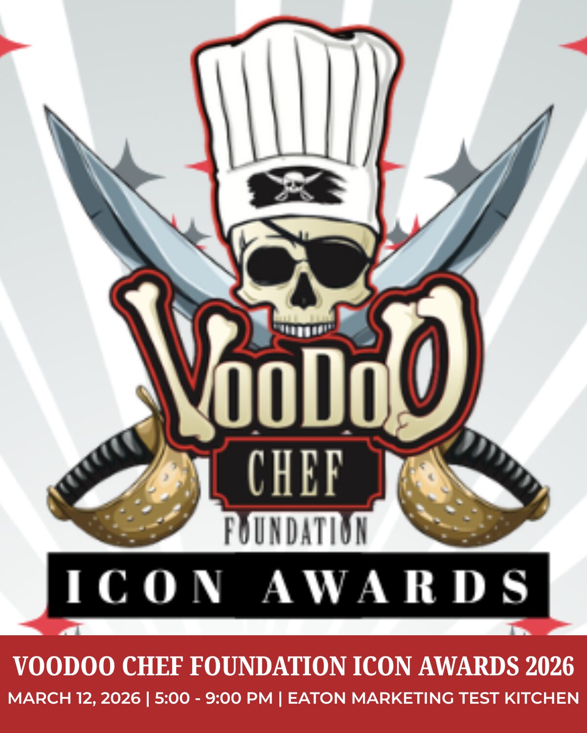 VooDoo Chef Foundation Icon Awards 2026 Event Details